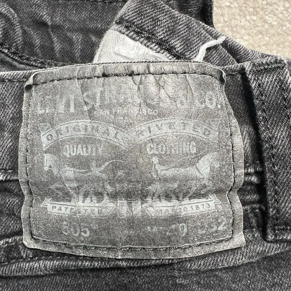 Levi’s‎ 505 Jeans Black Denim Men’s 40x32